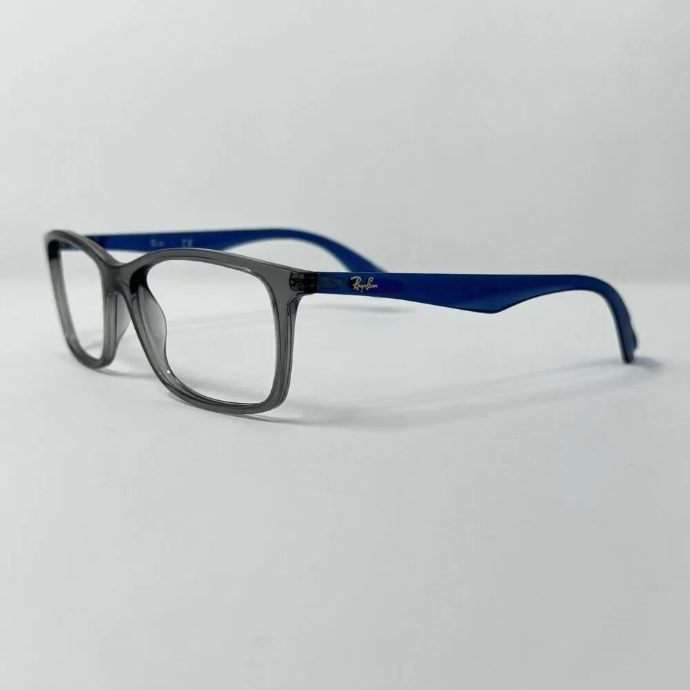 Ray-Ban RB7047 5769 Transparent Grey Eyeglass Frames 56-17-145 Authentic
